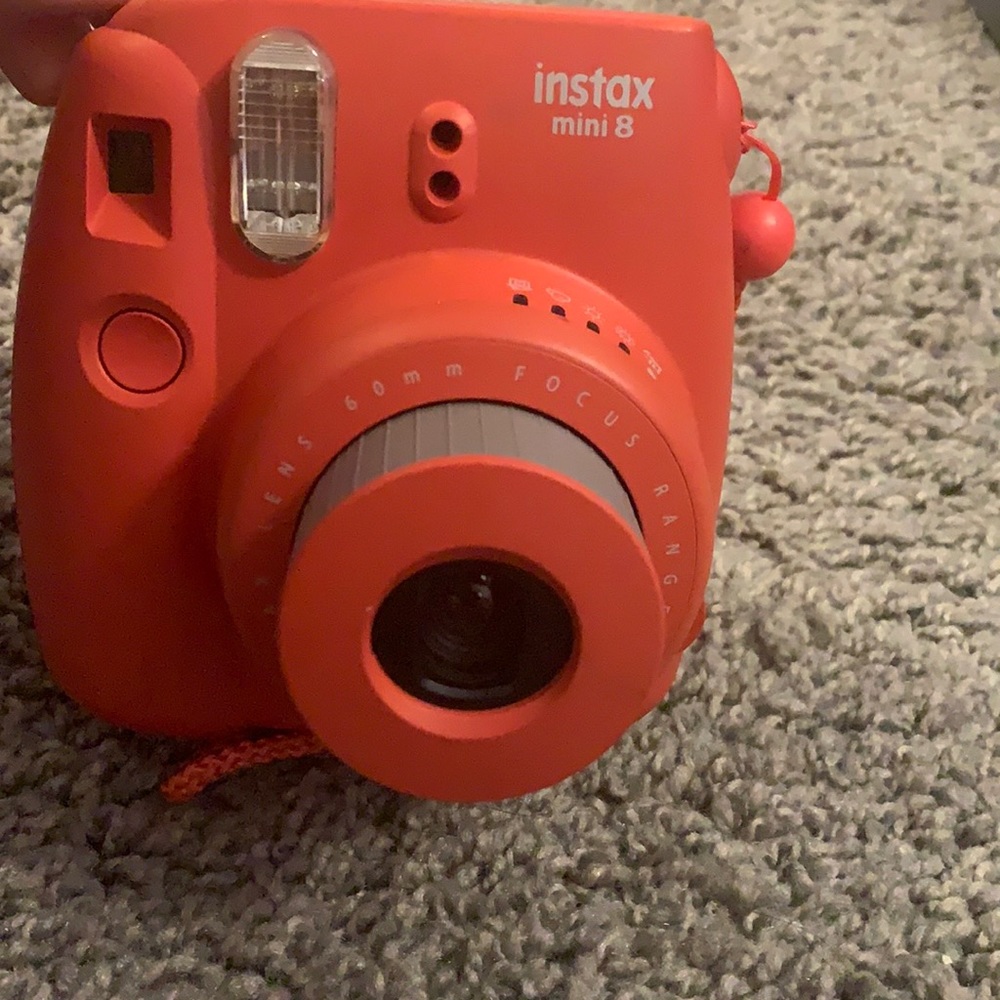 Coral Polaroid with case